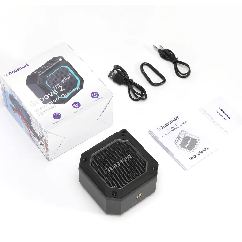 Tronsmart Groove 2 하이브리드 사운드 시스템 무선 스테레오 페어링 우수한 저음 야외 스피커 휴대용 무선 파티 스피커|  Alibaba.com