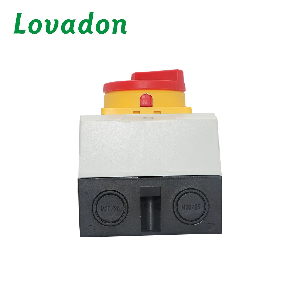 380V Electrical Load Break Switch 32A 3P D11 Closed Type Load Switch