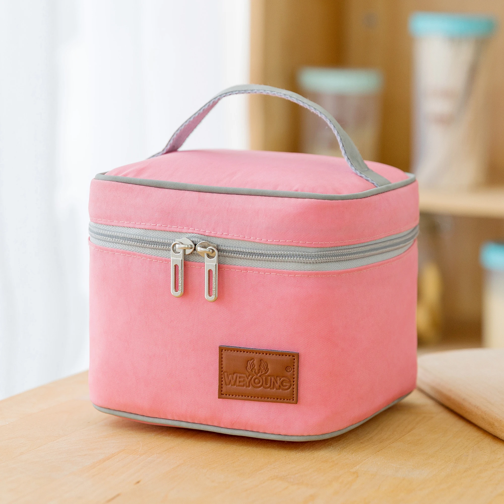 Сумка-тоут из ткани Оксфорд с логотипом под заказ изолированная сумка-холодильник портативная водонепроницаемая сумка для