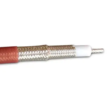 RG141 RF Coaxial Cable with FEP Jacket MILC17 Standard for High Temperature Telecommunication