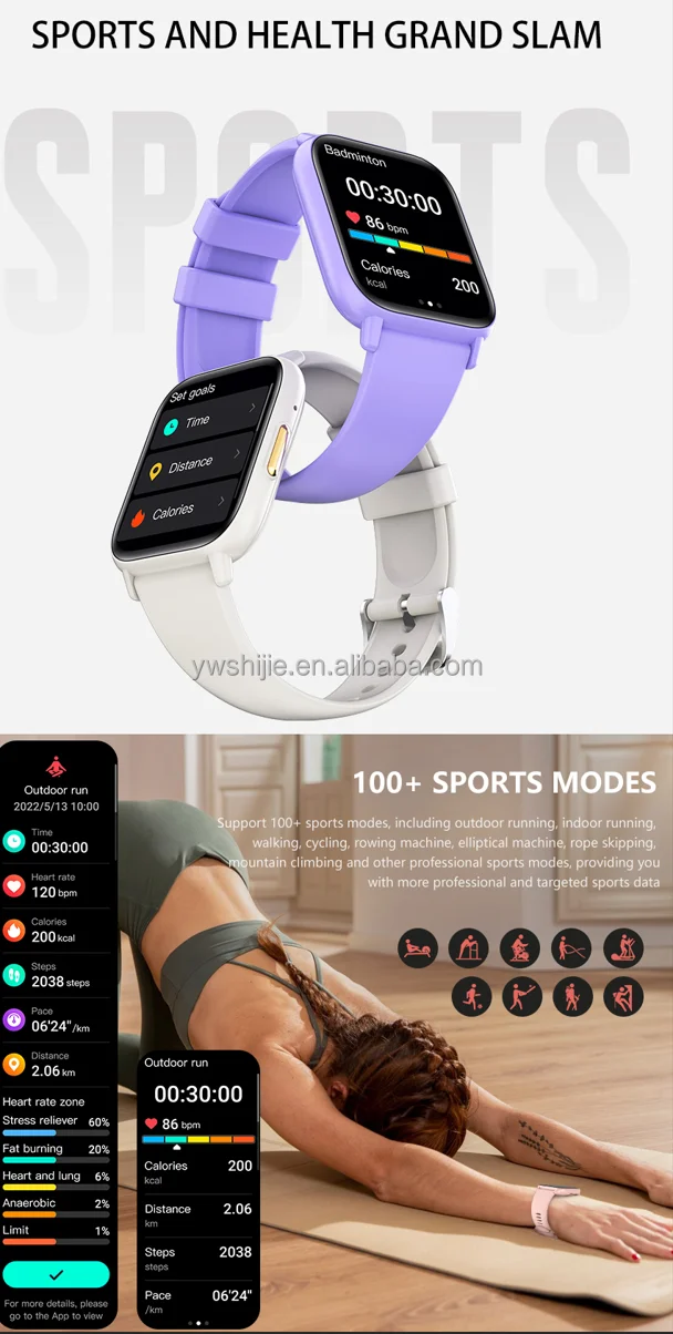 219-219018 - IP67 Waterproof Smart Watch with Health Management