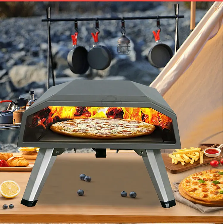 Outdoor Stainless Steel Tabletop Gas Pizza Oven