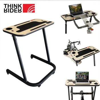 ThinkRider Height Adjustable Indoor Cycling Bike Trainer Table Desk Laptop Standing Desk
