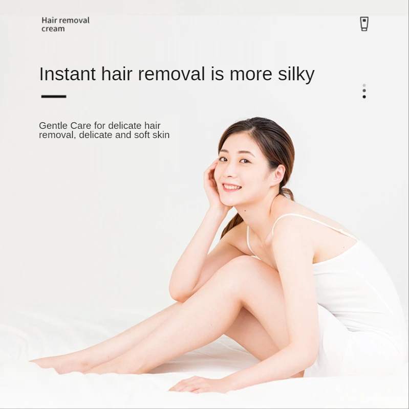 
Non-Private Not Permanent Body Armpit Leg Students Women Organic Hair Removal Cream 