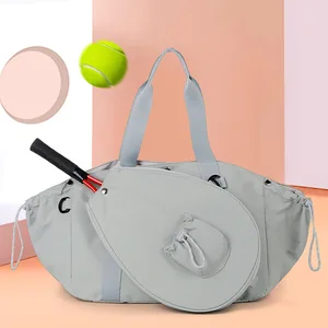 Customized 2 in 1 Tennis Pickleball Gym Bag for Women Overnight Weekend Tote Sport Duffel Bag Large Racquet Sport Bags in Stock