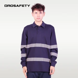 Custom Knitted Flame Retardant Work Clothes NFPA 2112 Fire Safety Wear 100%Cotton Sweatshirt