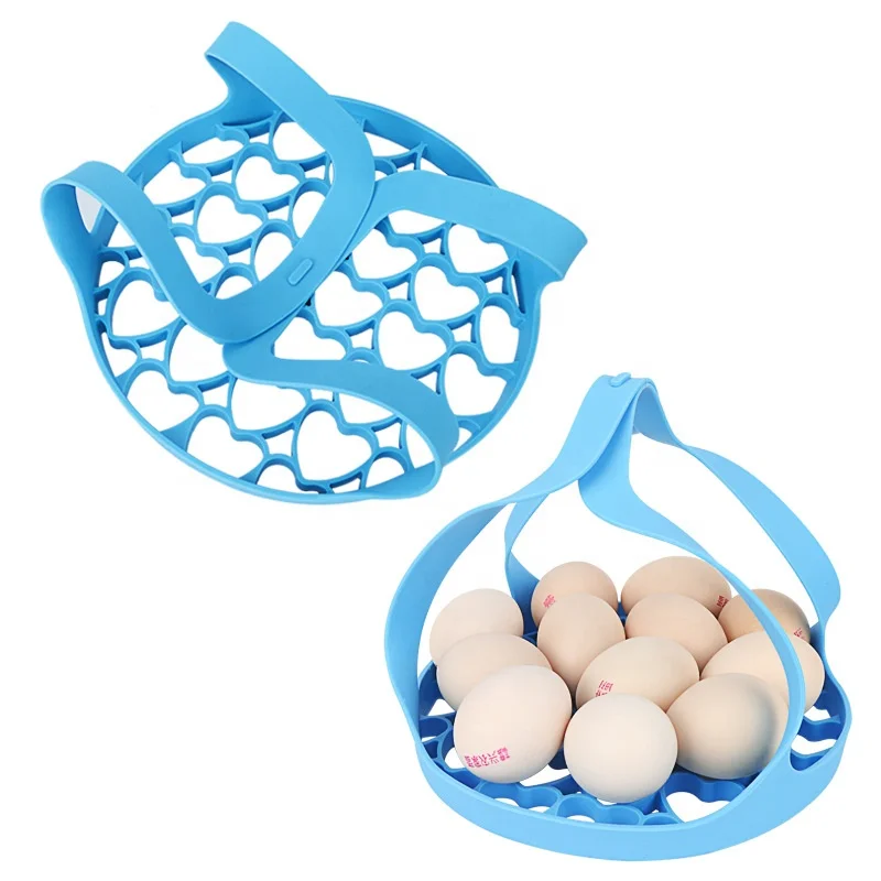 Silicone Egg Steamer Rack Insulation Pad Egg Steaming Tray Stand