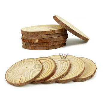 Pine Wood Chips for Crafts Decoration Pine Wood Slices for Crafts Decorations