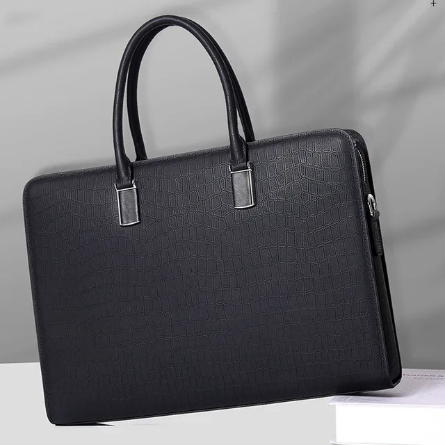 New Arrival 2025 Men's Genuine Leather Handbag - Premium Large Capacity Laptop Briefcase