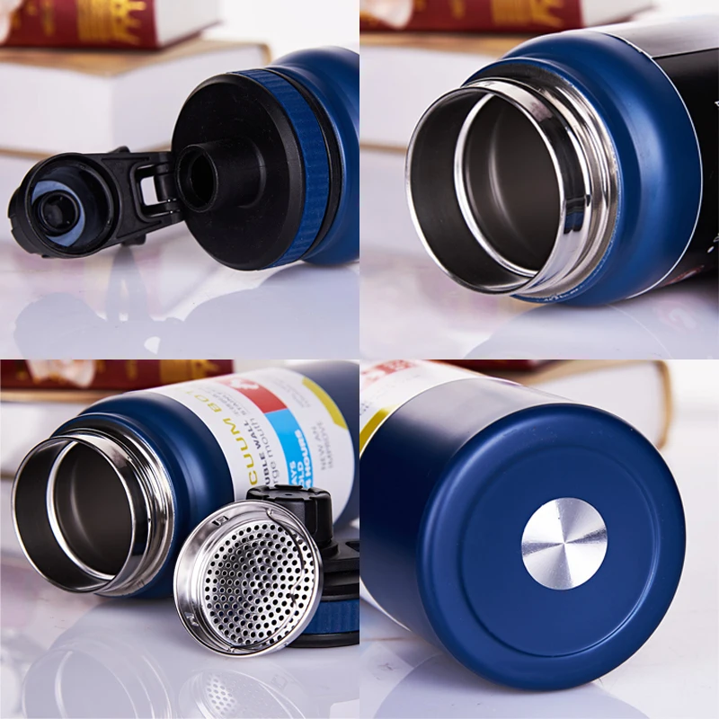 Insulated Sport Thermos Bottle Largecapacity Stainless Steel Water Bottle Travel Cup Double