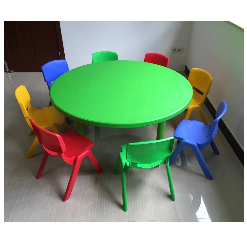 Children Table Round Table Children Desk Daycare Center Study Table And ...