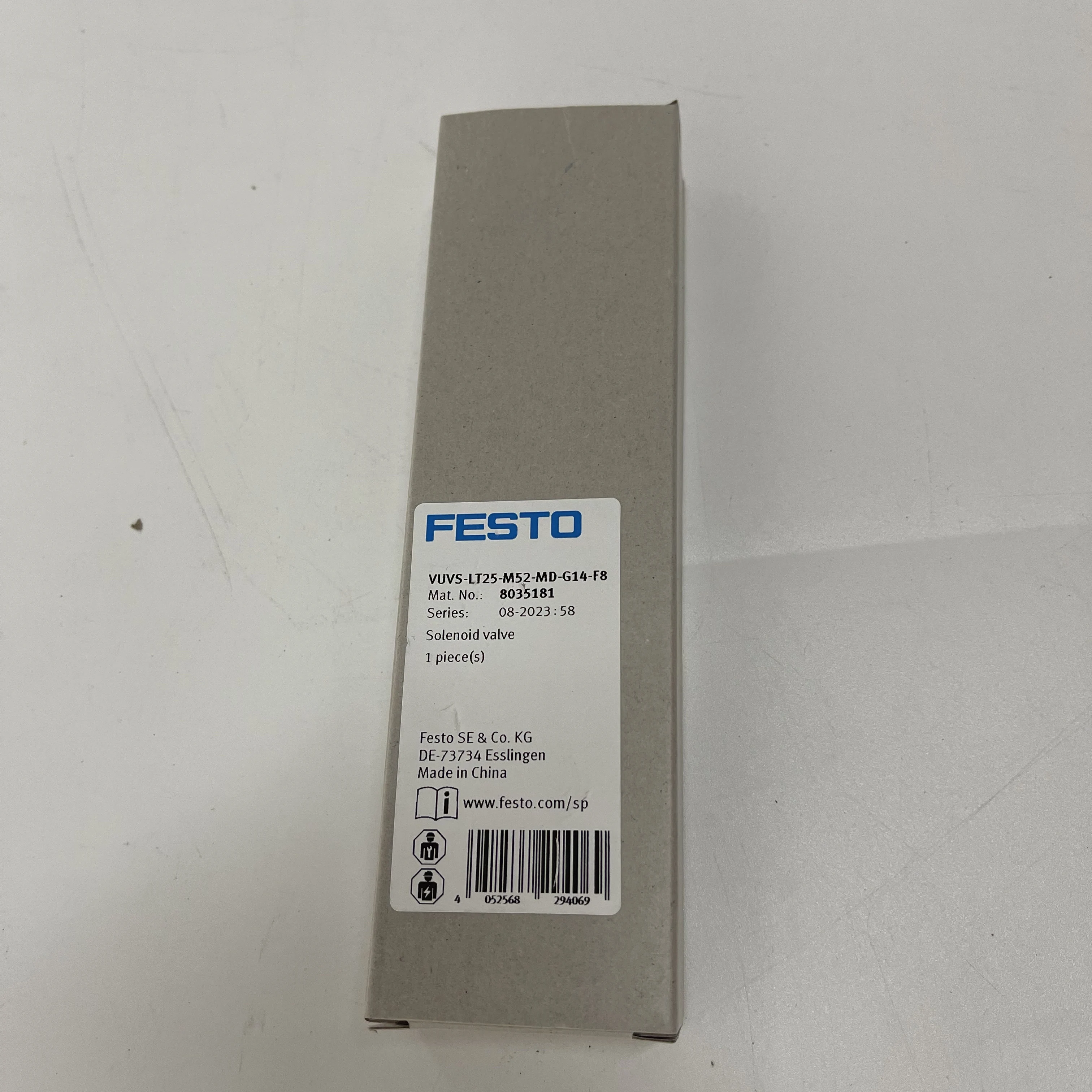 Festo Solenoid Valve VUVS-LT25-M52-MD-G14-F8 8035181