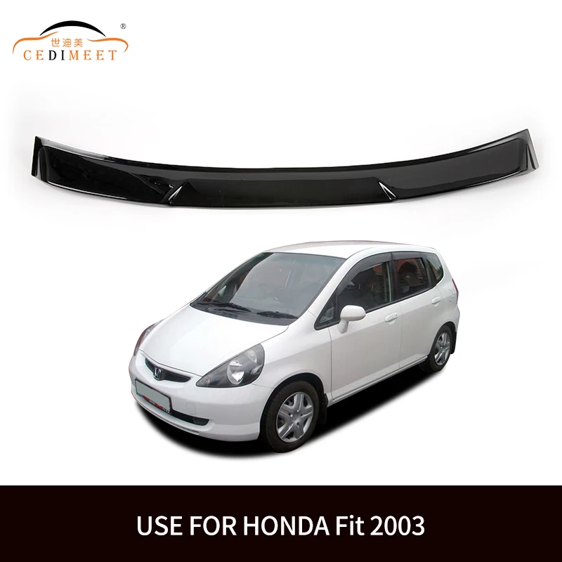 Exterior Accessories Rear Spoiler Acrylic Roof Spoiler For Honda Fit