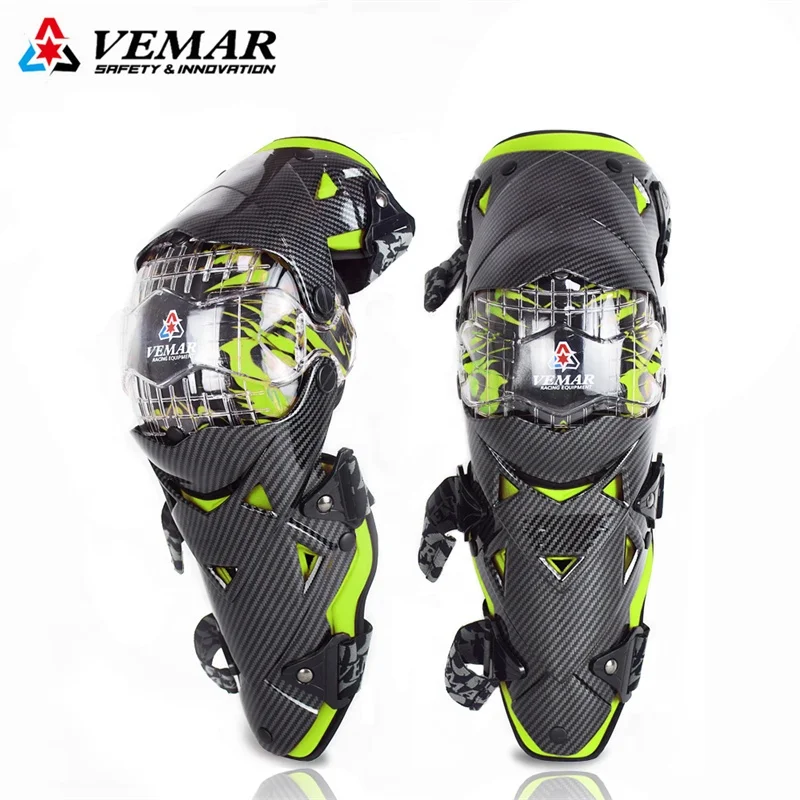 Vemar Motorcycle Riding Protection Armor Motocross Knee Pads Moto Adult Knee Protector Safety Gear ATV MTV Cycling Knee Guard