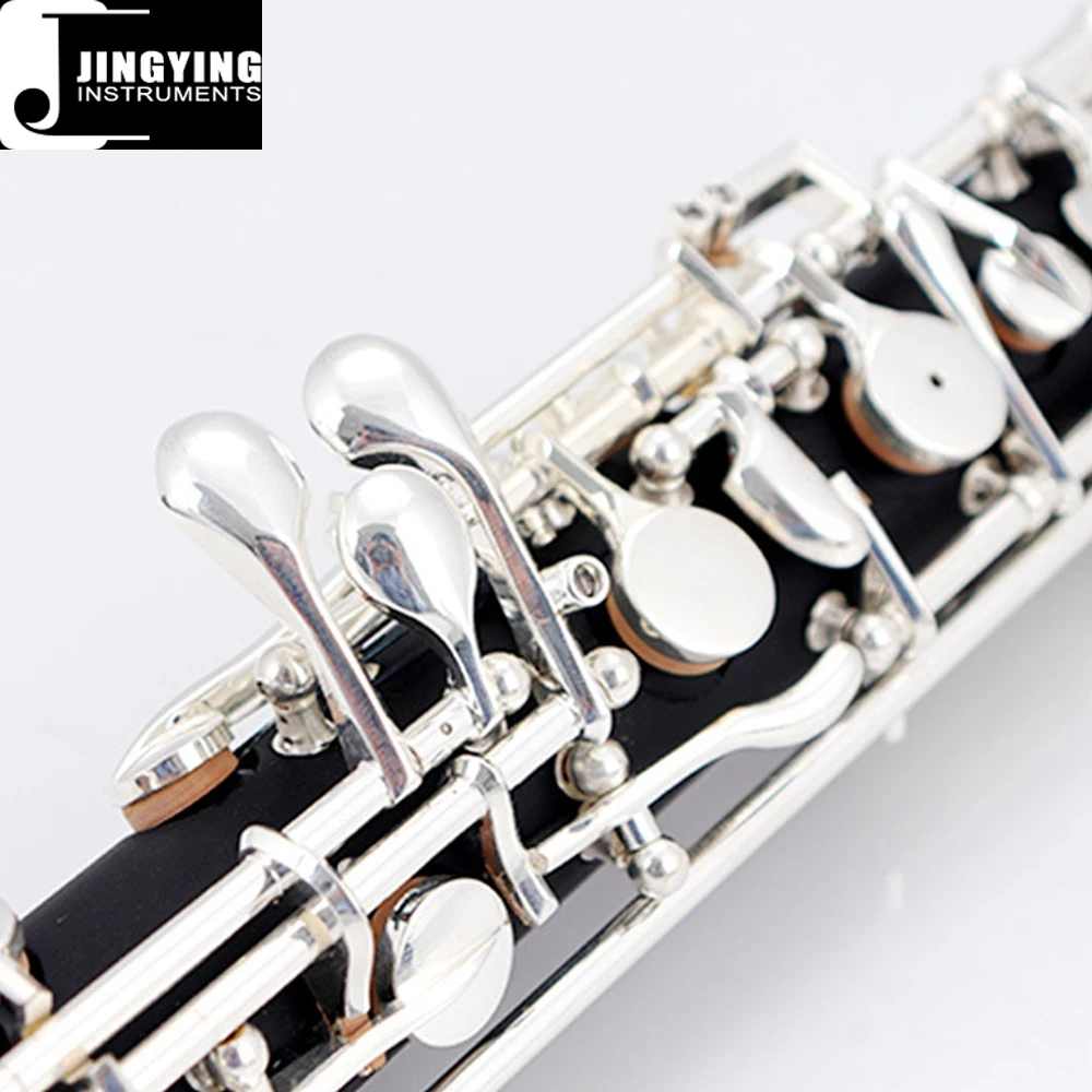2023 Jingying Music CキーABSレジンボディシルバーメッキオーボエ