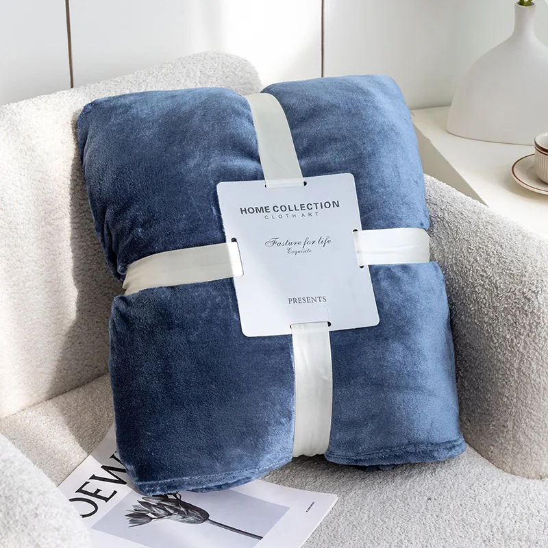 Velikom prodaja luksuznih visokokvalitetnih jednobojnih pokrivača od 100% poliestera, udoban flis za sofu i krevet za zimu