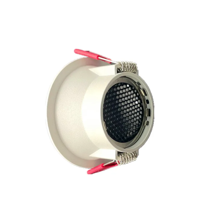 GU10 LED Module Fitting Round MR16 Anti Gare LED Bulb Fixture GU10 MR16 Spot Housing Recess Frame LED Spotlight Fitting Housing