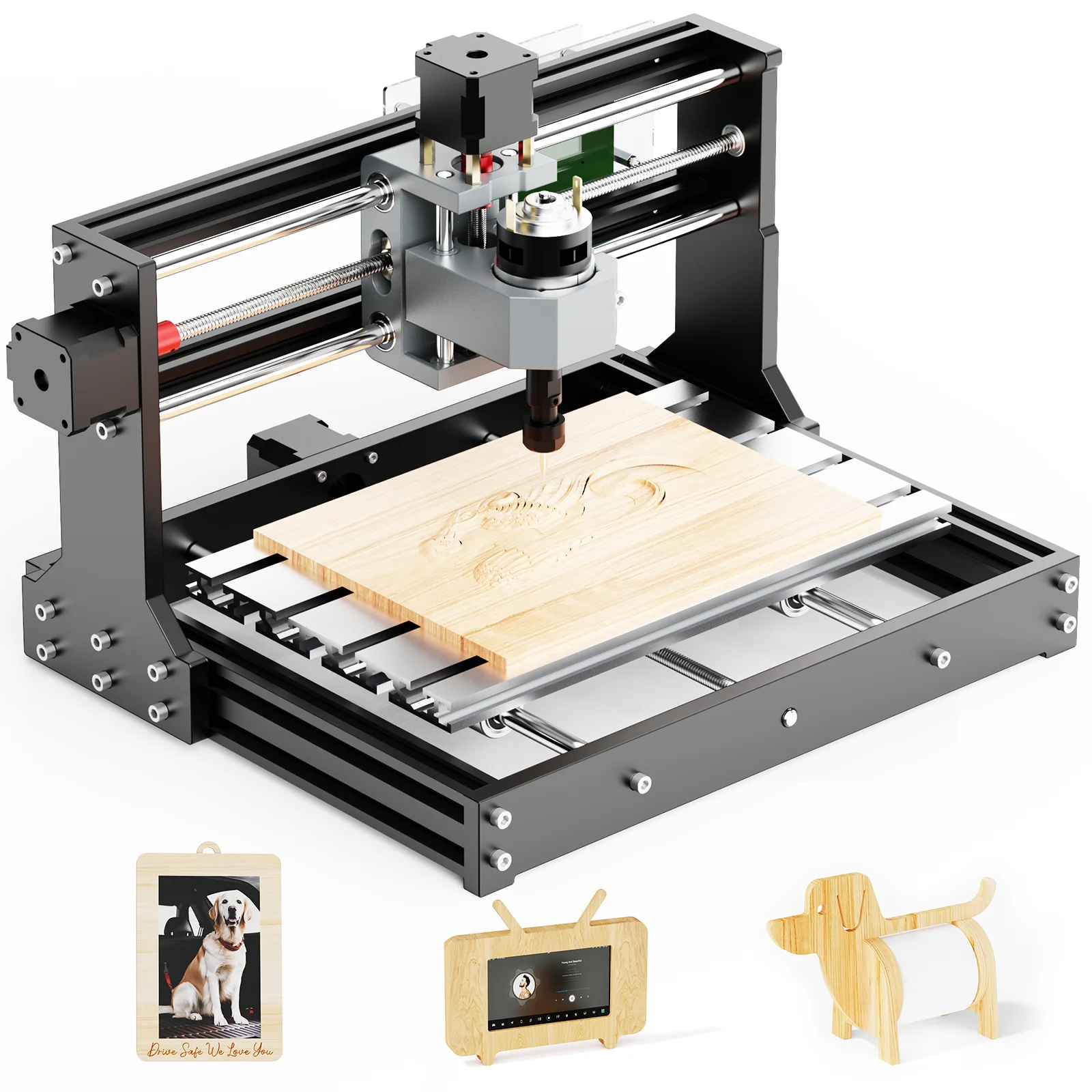 専用 TW300 2台 TWOTREES Mini Desktop CNC Router Ttc3018s for DIY Projects