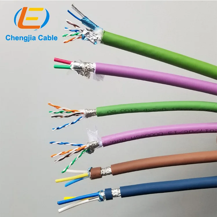 TRVVSP High Flexible CAT5e Industrial Camera Cable 