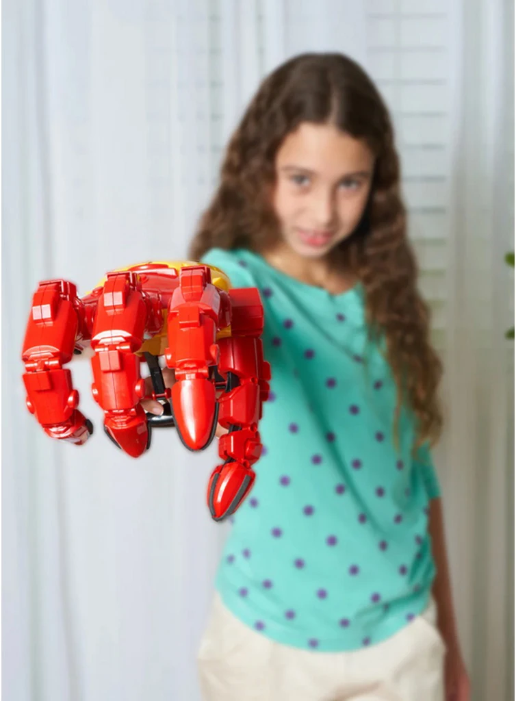 Hot Selling Stem Intelligent Assembling Machine Arm Robot Toy Grab