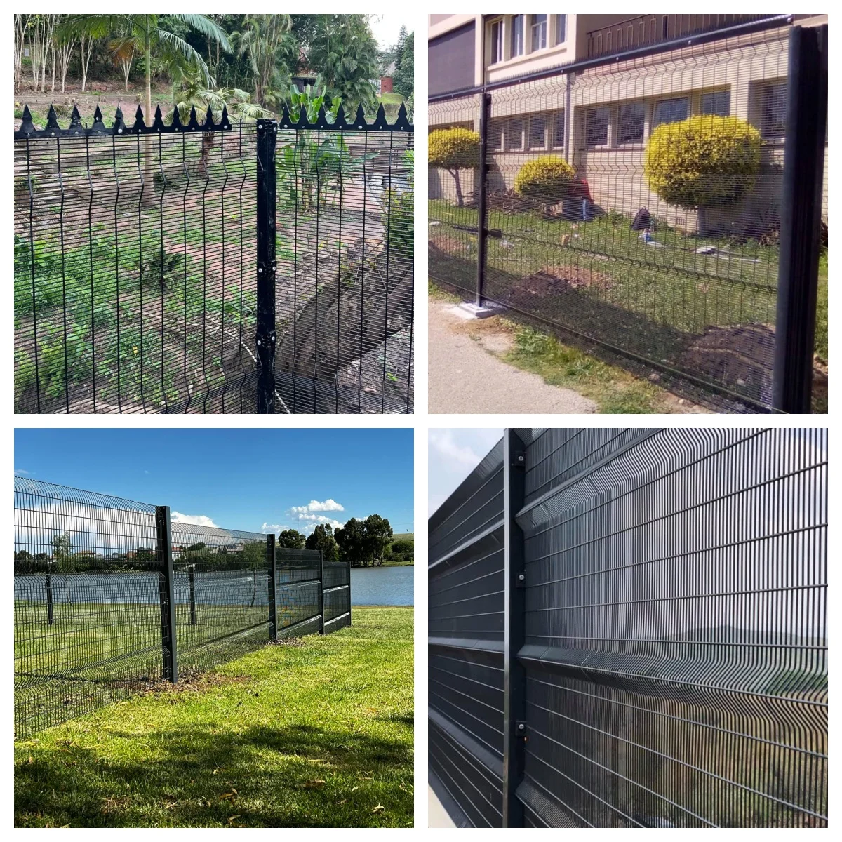 Clear View Fence Panel Transparent Privacy Screen, Durable & Weather ...