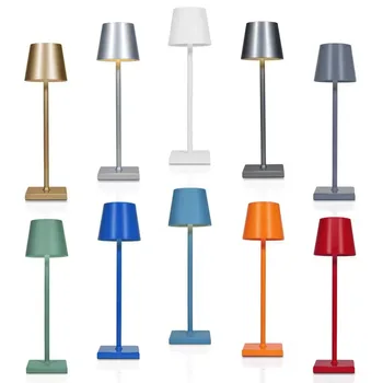 Hot Modern European Table Light LED waterproof table lamp touch switch eye care reading study desk lamp portable warm lamp