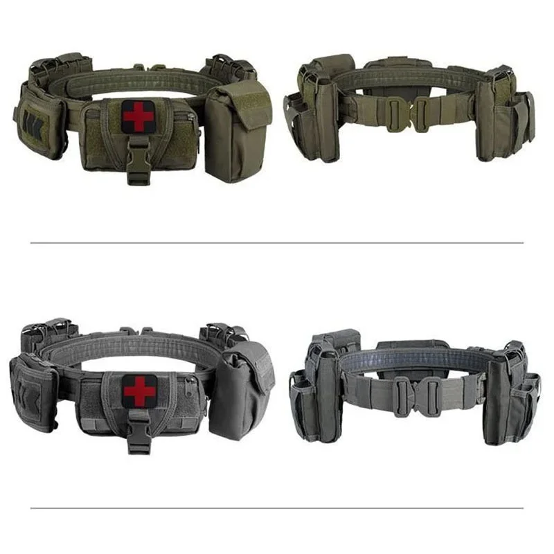 Hiking Training Quick-release Buckle Hunting Tactics Duty Security High Density Material Traffic Tactical Wear-resistant Belt