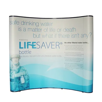 Pop up banner display trade show backdrop stand