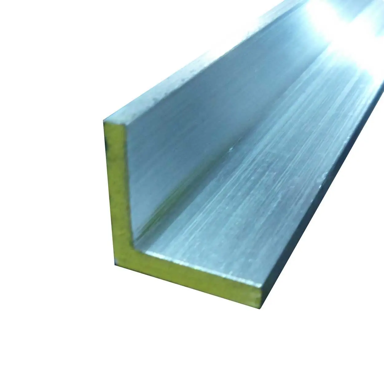 2 x 2 x 1/4 x 48 long Aluminum architectural angle 6063 Mill Finish 