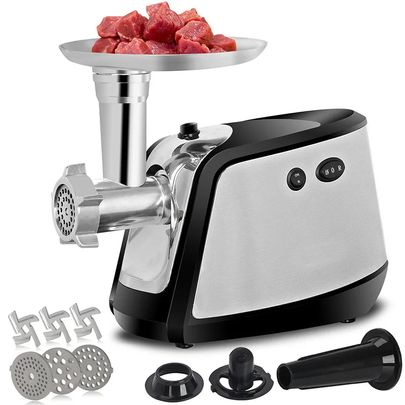 House Electric Meat Grinder Stainless Steel Food Sausage Stuffer Maker Machine 