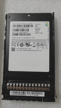 Huawei 02353LPB 3.84TB SAS SSD 2.5" 12Gb/s Enterprise Solid State Drive, Dedicated SSD for OceanStor 5310/5510/6810 V5 Storage