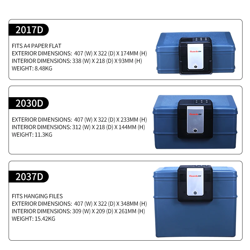 Wholesale Boîtes de dépôt de sécurité numériques boîte à documents ignifuge  de 30 minutes coffre-fort étanche avec serrure à clé, 2037 From  m.alibaba.com