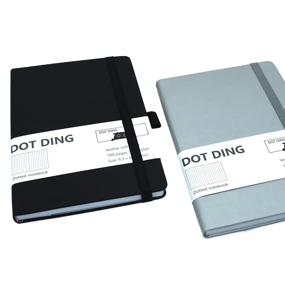 2024 High Quality Custom Logo Meter Dark Blue Pu Leather Korean Printed A4a5 Notebook Diary Printing Magazine