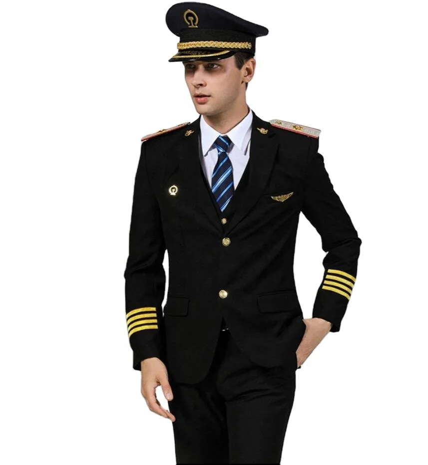 Design Airport Railway Station Security Guard Office Uniforms Suit For ...