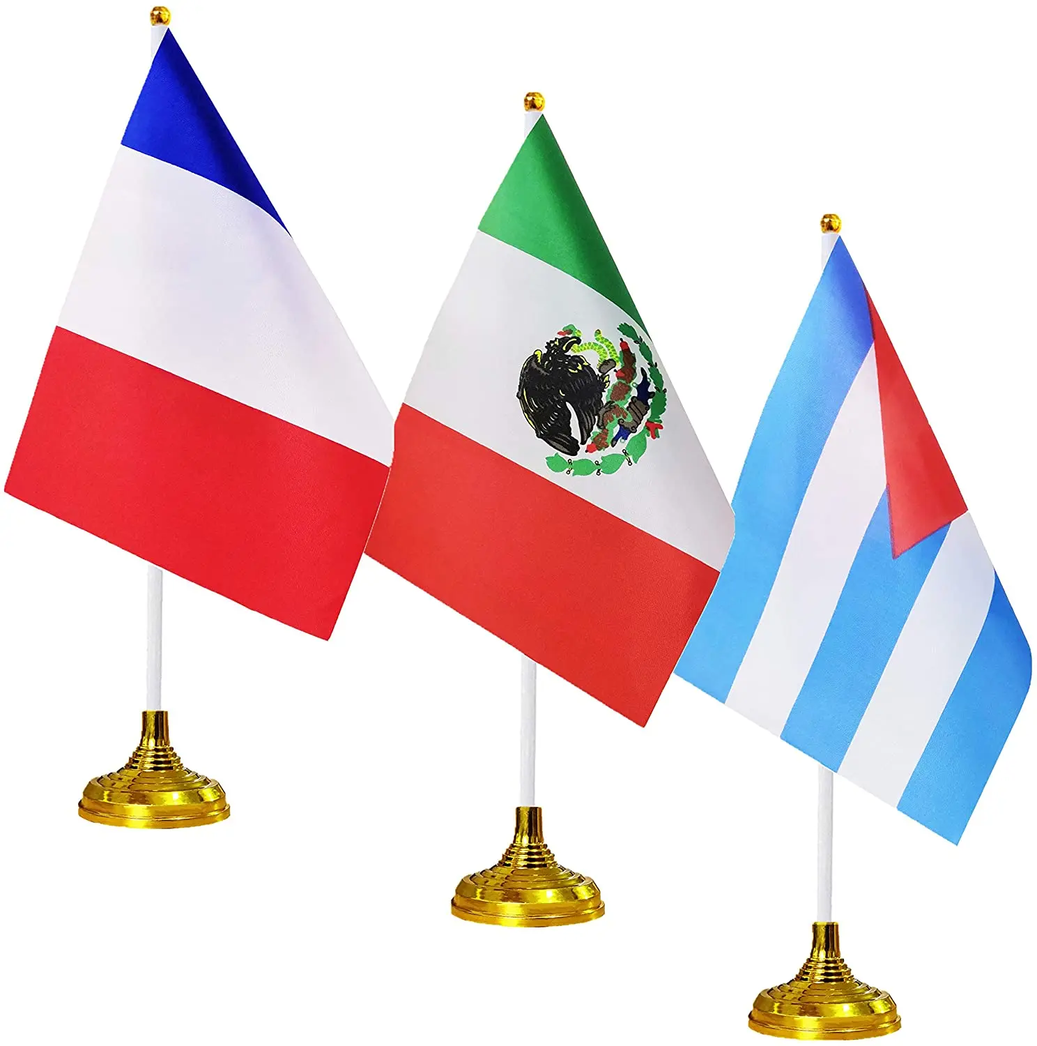 Mini India Flag 24 Pack International Country Desk Flags - Mini World ...