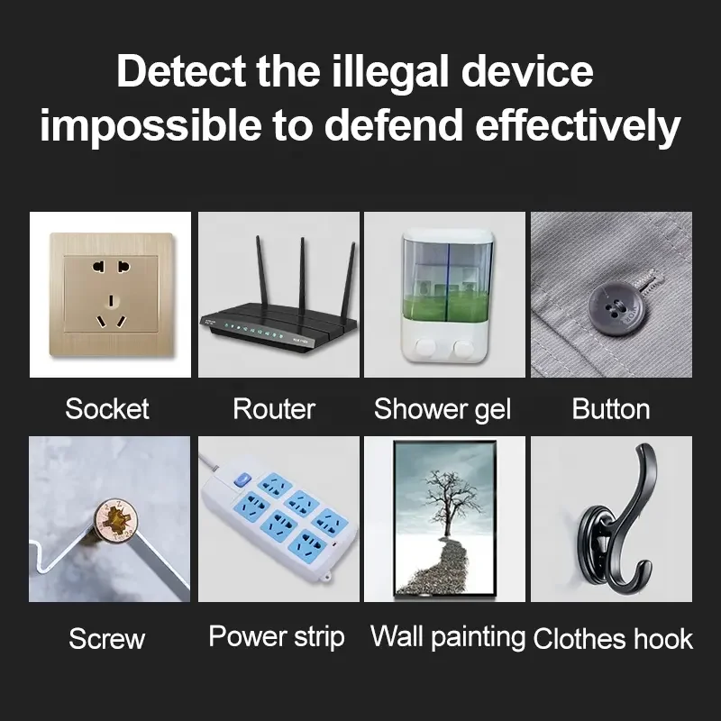 R35 Spy Camera RF Wireless WiFi Detector Women Security Car Hotel Room Hidden Camera Detector