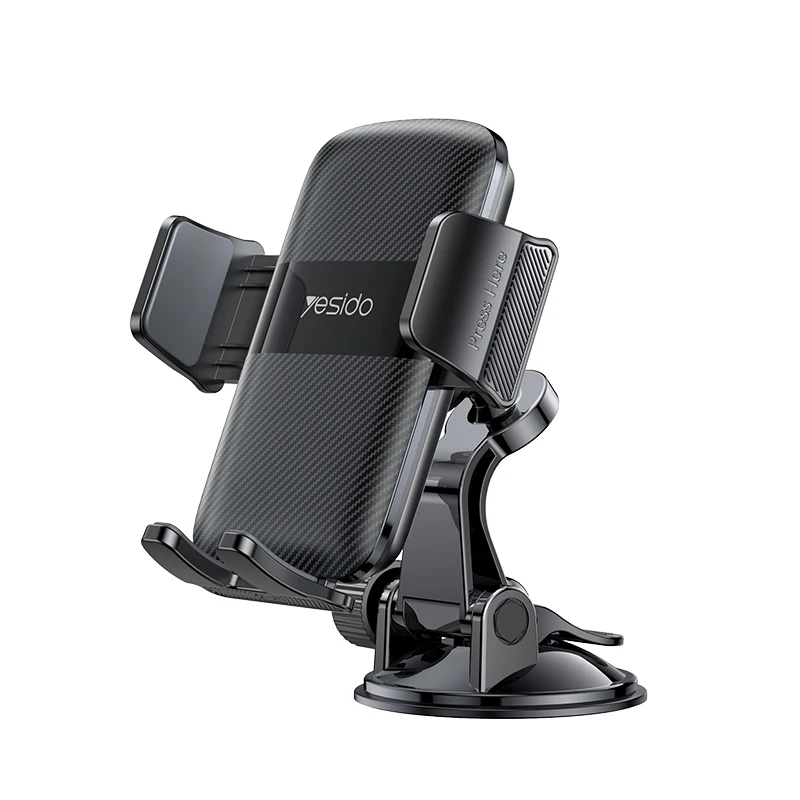 Yesido C175 One-touch Opening 360 Adjustable Viewing Angle Mini Suction Cup  Ejector Clip Phone Holder