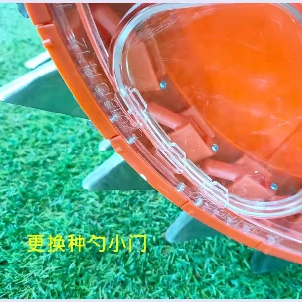 Corn Seeder Manual with Double Bucket /Wheat Plant Seeder with Fertilizer Applicator  Sowing Machine Seed Planter
