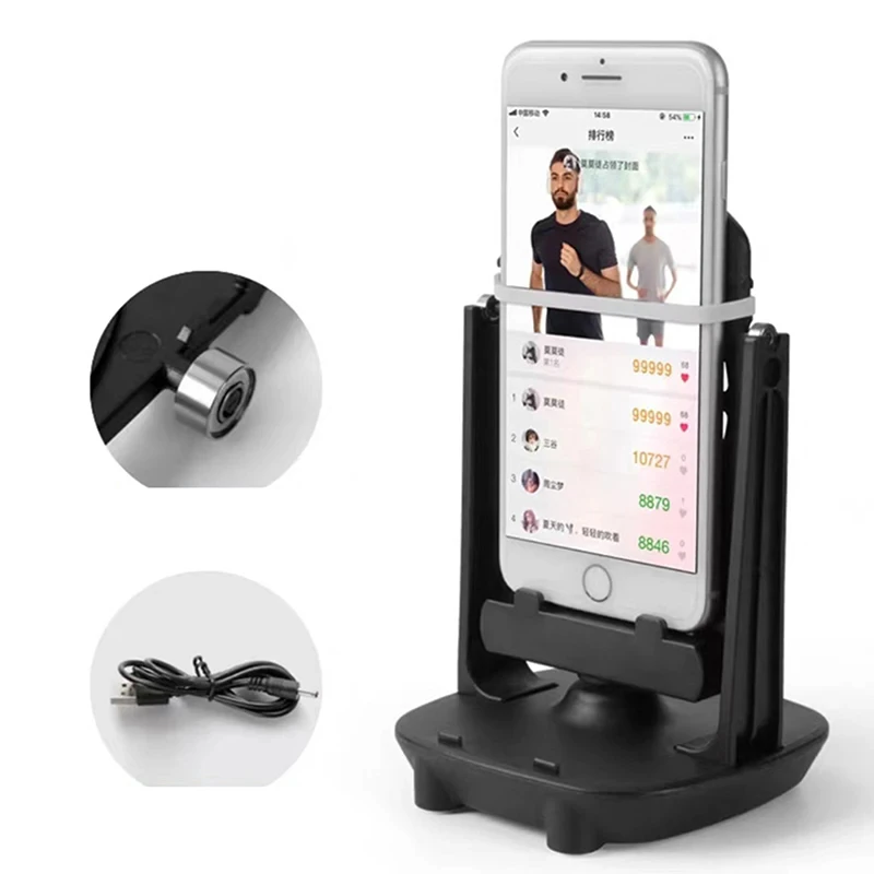 Automatic Swing Shake Phone Wiggler Device Record Step Artifact Motion Brush Step Pedometer Holder Accessories MobilePhone Stand