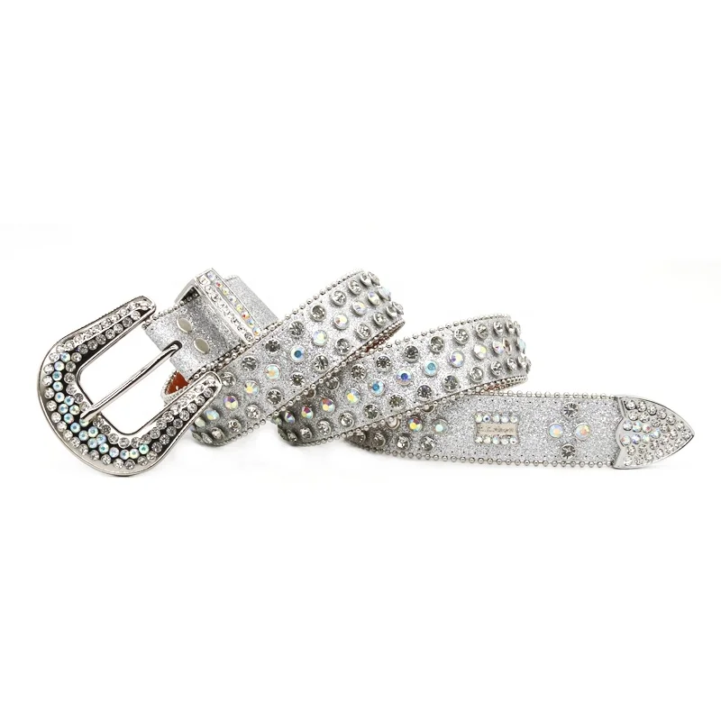 Cowboy High Quality Diamond Elastic Men's Ladies Accessories HipHop Y2k  Fashionable Streetwear Renaissance Wholesale Chain Belts