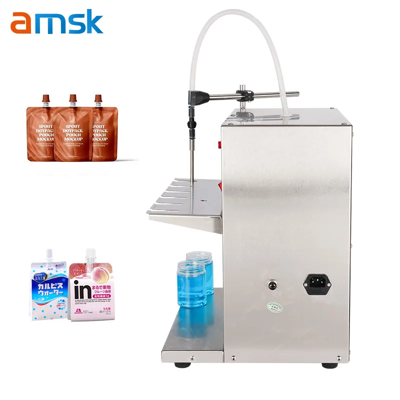 ZX-618 Semi-automatic Desktop Milk Juice Beverage Liquid Pouch
