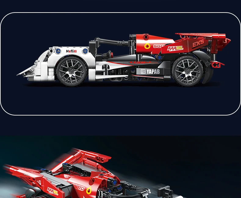 Blocx Children Model Building Block Toy Diy Assembly Off-road Block ...