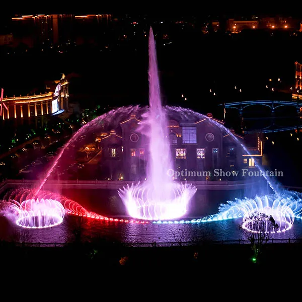 Free Design Multimedia Large Pool Music Dancing Water Fountain Show Outdoor With RGB Lights