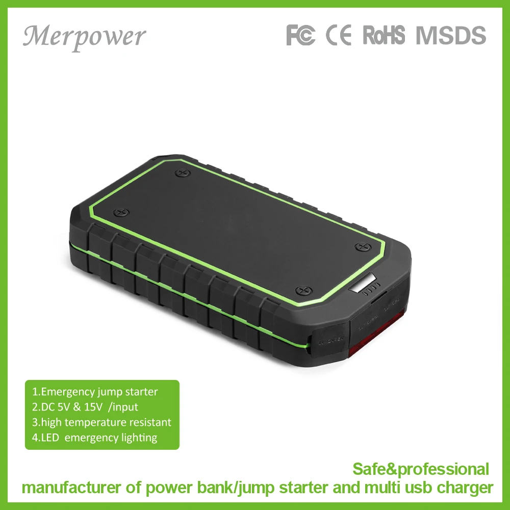 Оптовая продажа аварийный 12 В в многофункциональный автомобиль прыжок стартер 10000 мАч для автомобиля старт светодио дный свет