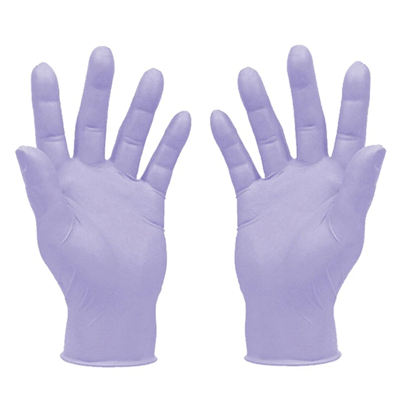 Wholesale Blue Powder Free deals Non-Medical Nitrile Gloves with High Quality Disposab