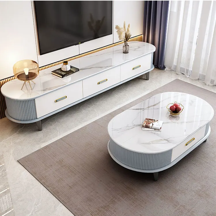 Modern Tv Stand Coffee Table Set Luxury Living Room Storage Furniture Tv Buy