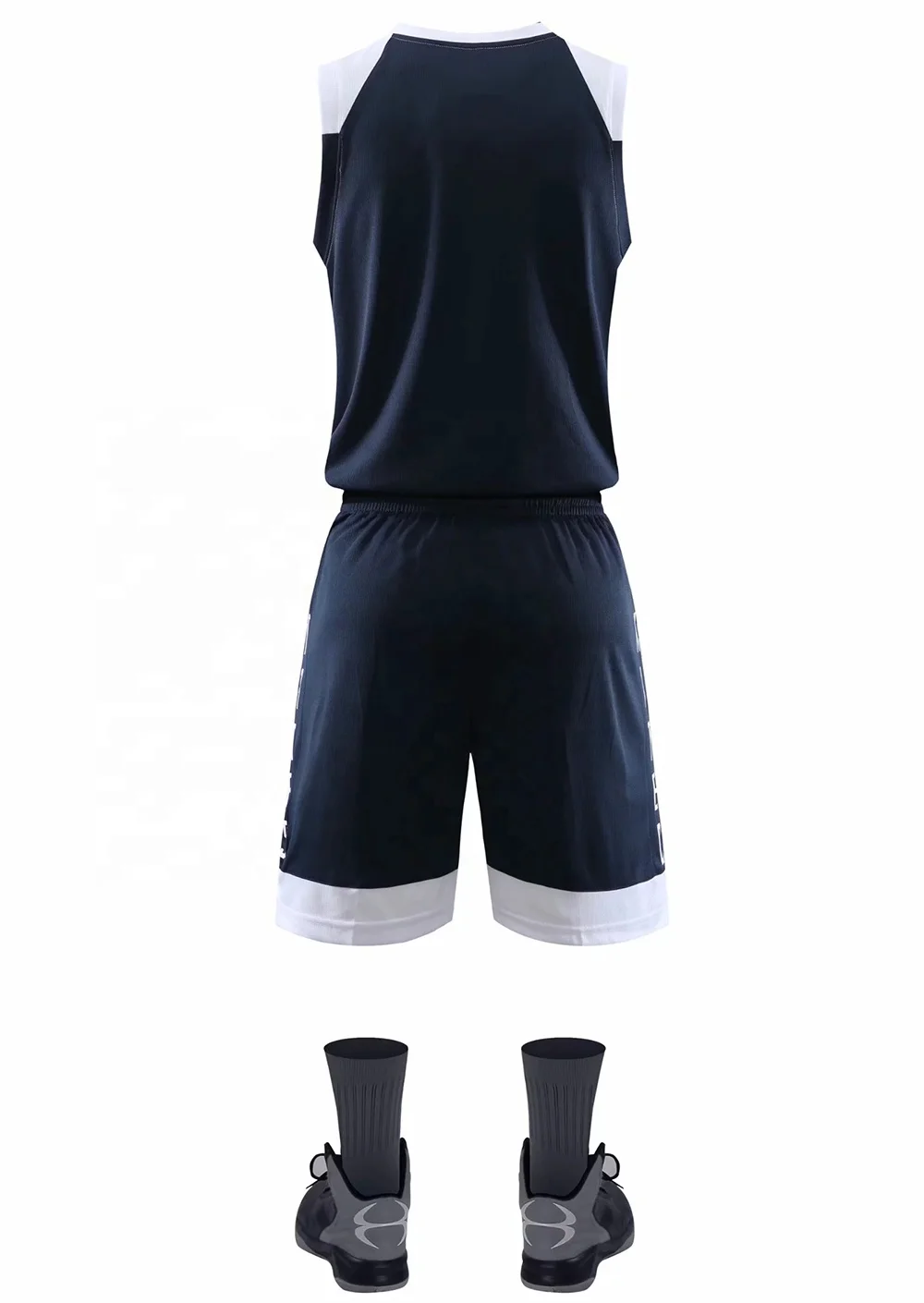 22 Men Basketball Sets Uniforms College Athlete Basketball Jerseys Shorts  Sets Youth Throwback Clothes Sport Kits Black Custom - AliExpress