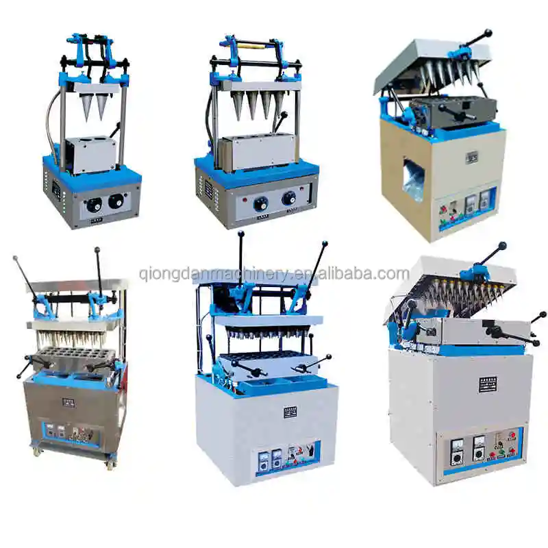 Factory Supply Customized Ice Cream Cone Wafer Biscuit Maker Machine