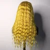 13x4 pizzo trasparente giallo