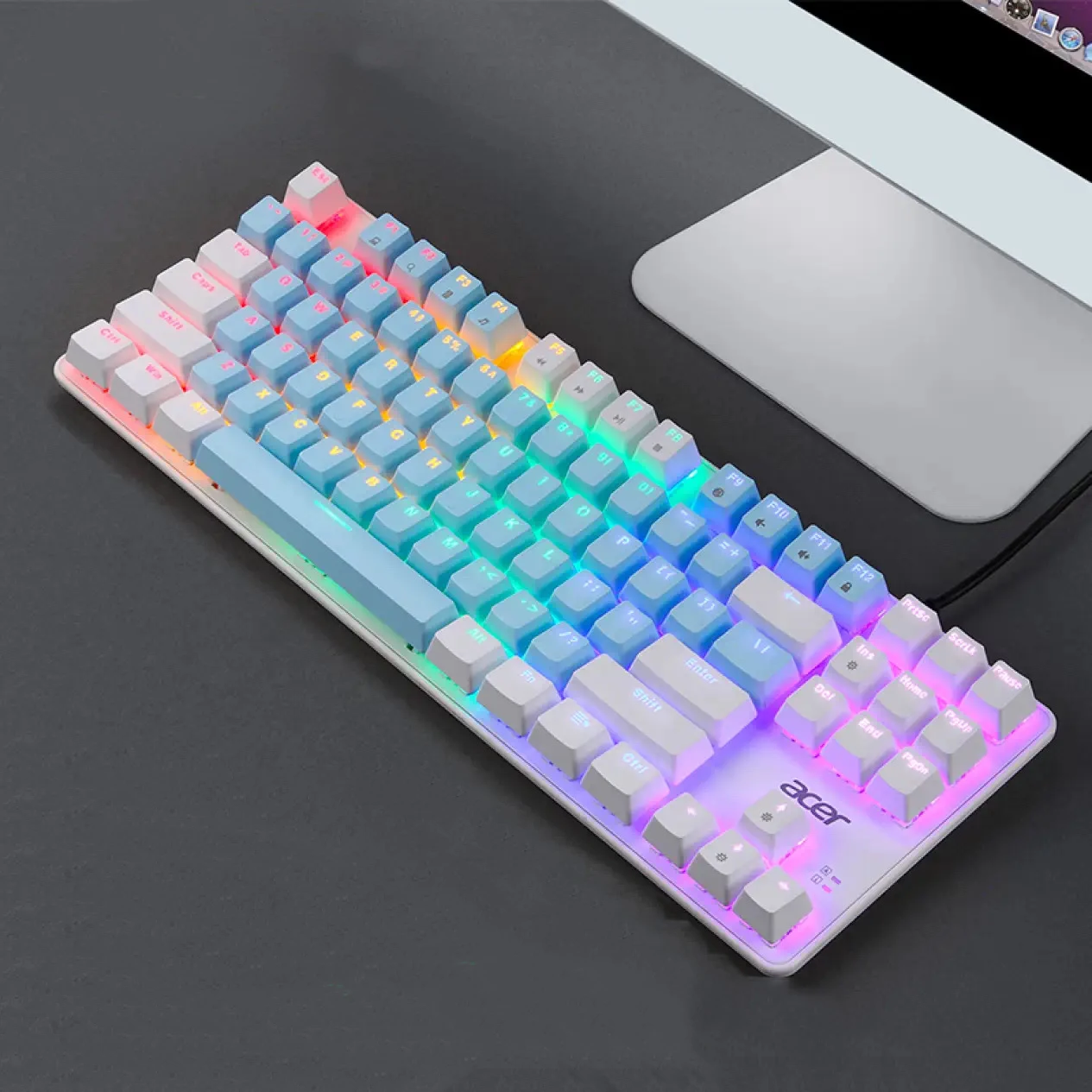AK☆ Acer OKW 132 Multi Language Desktop Gaming Keyboard